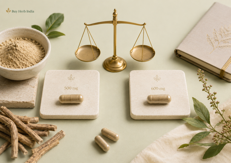 Ashwagandha 500 mg vs 600 mg: Does a Higher Dose Mean Better Results?