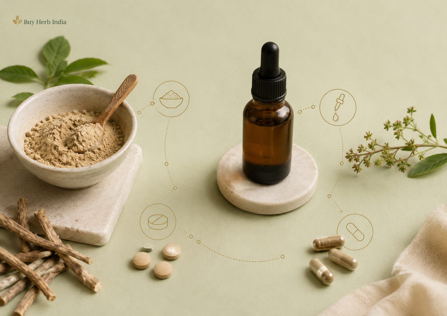 Ashwagandha Dosage Guide: Root Powder, Extract, Tablets and Capsules Explained