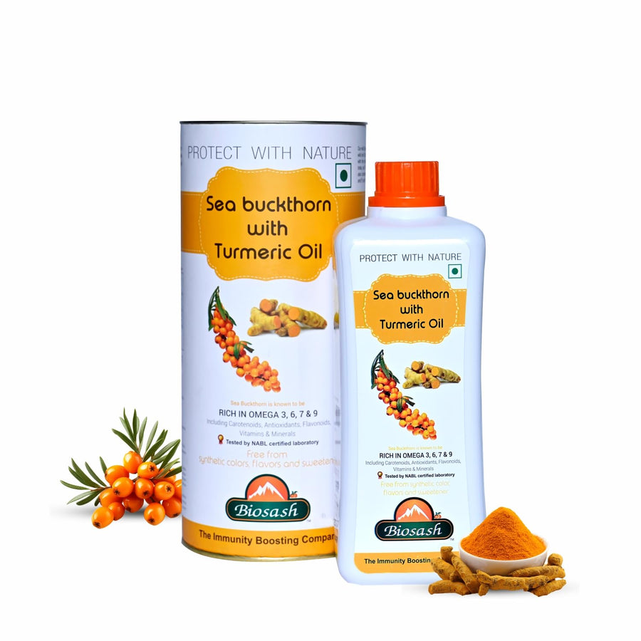 Biosash Sea Buckthorn Juice with Turmeric Oil 750ml