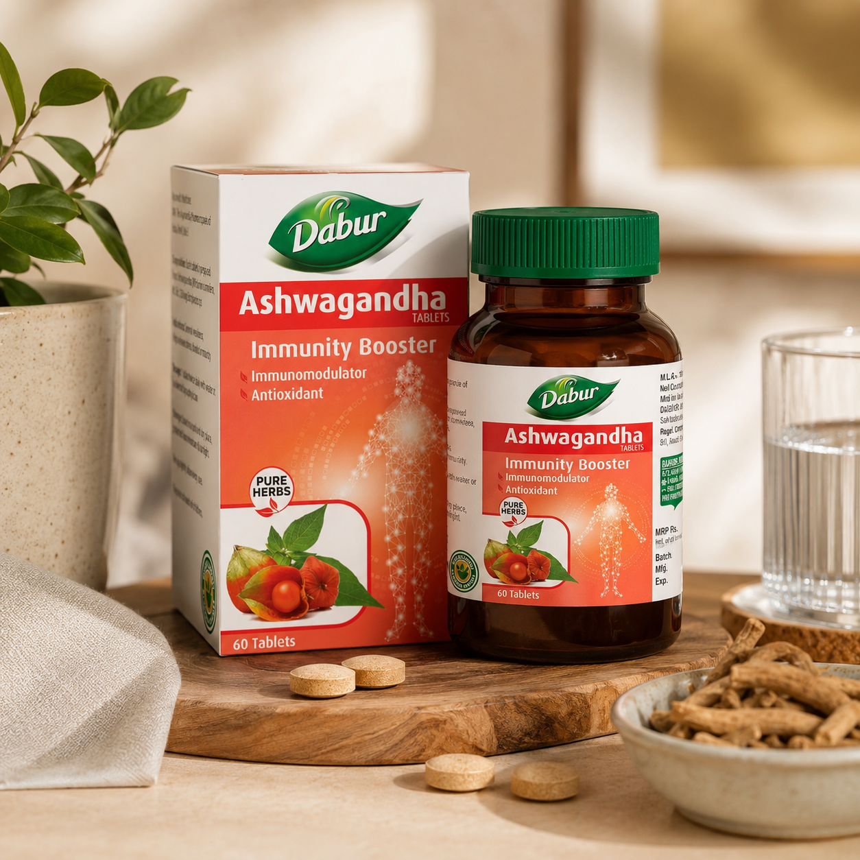 Ashvagandha for calm energy, stress support, and daily balance.