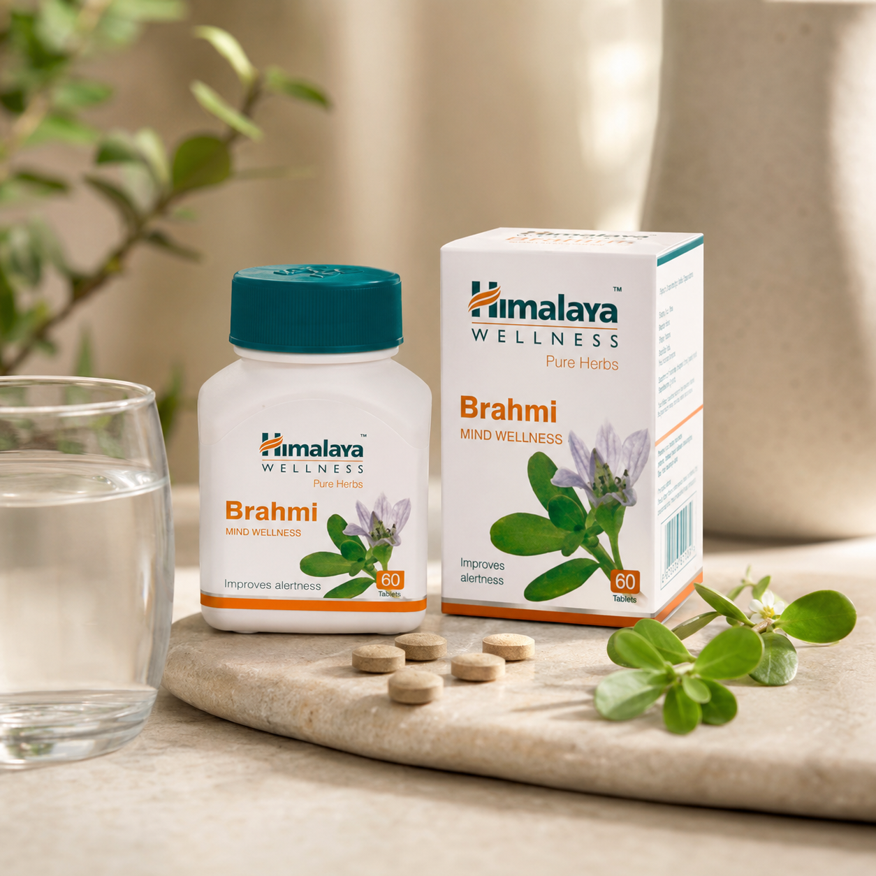 Brahmi for alertness, memory support, and calm clarity.