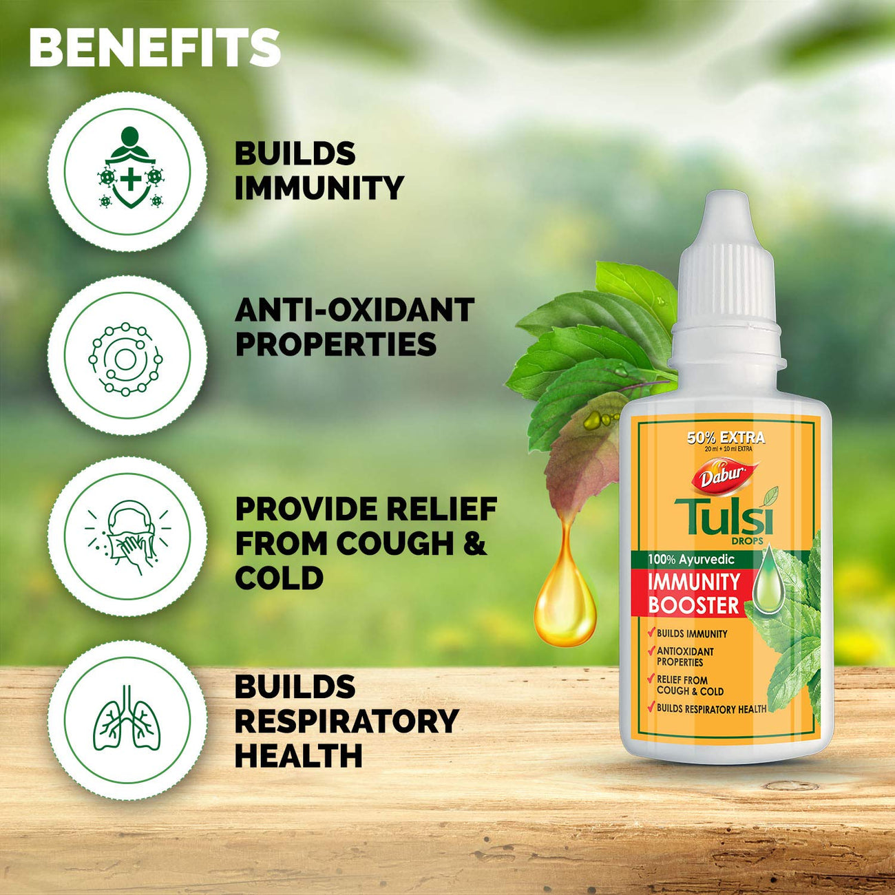 Dabur Tulsi Drops 20ml