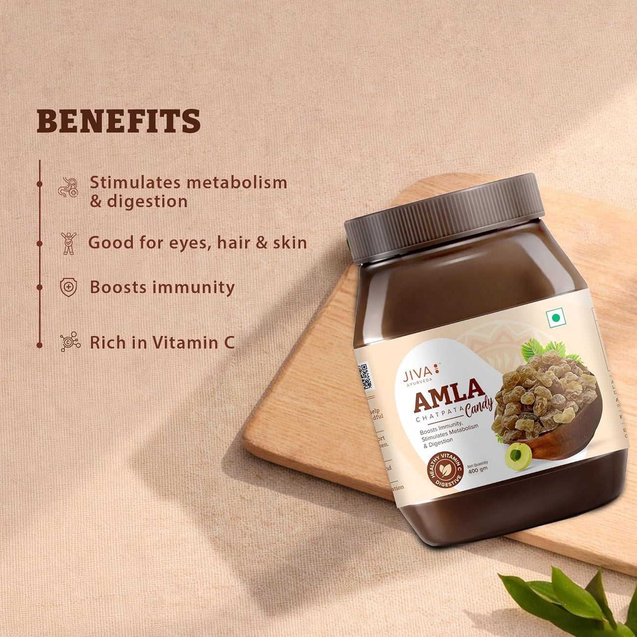 Jiva Amla Chatpata Candy 400gm