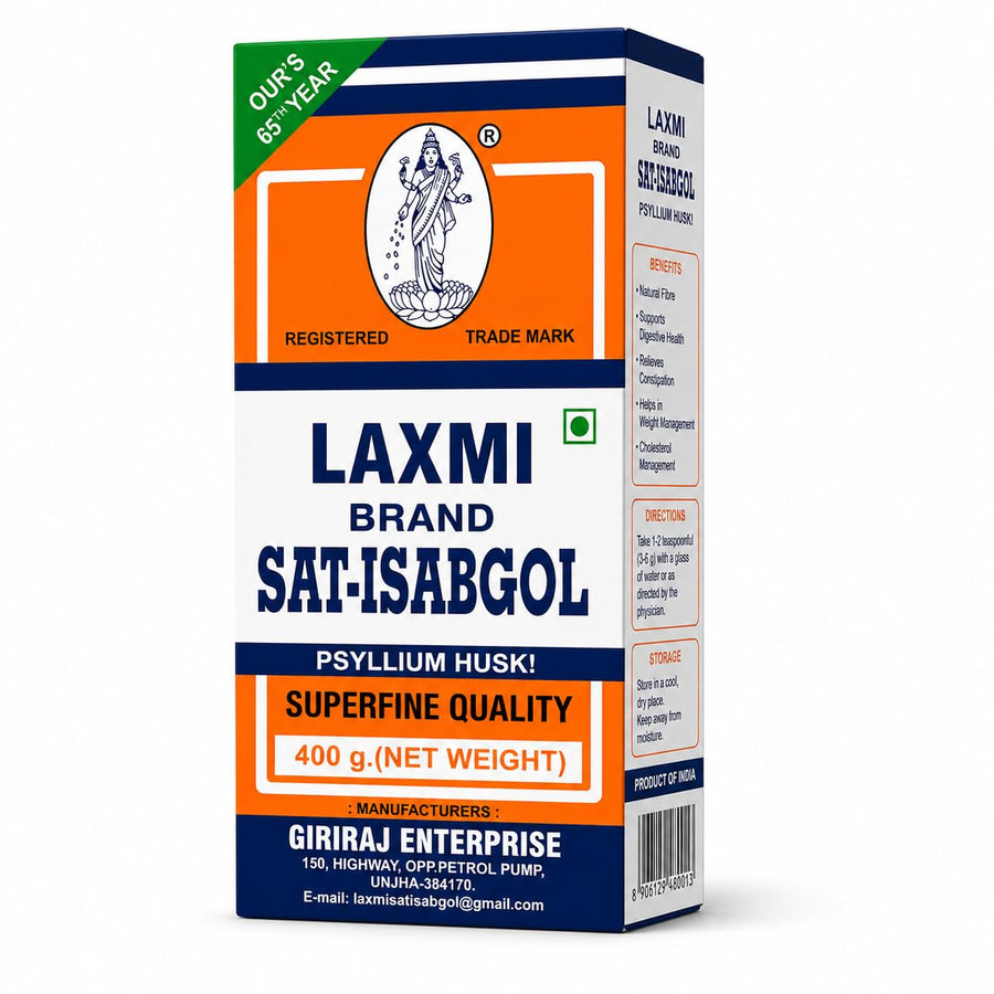 Laxmi Sat Isabgol Psyllium Husk Powder 400 gm