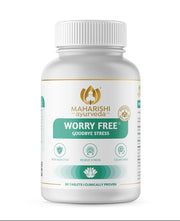 Maharishi Ayurveda Ashwagandha Worry Free Ayurvedic 60 Tablets