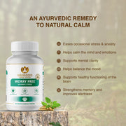 Maharishi Ayurveda Ashwagandha Worry Free Ayurvedic 60 Tablets