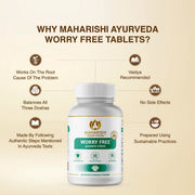 Maharishi Ayurveda Ashwagandha Worry Free Ayurvedic 60 Tablets