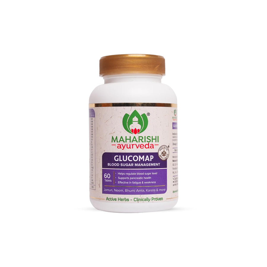 Maharishi Ayurveda Glucomap For Diabetes Management 60 Tablets