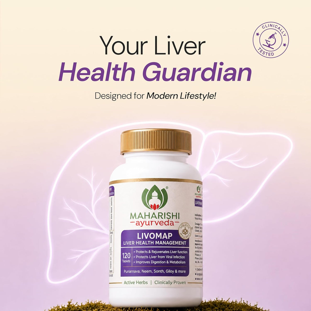 Maharishi Ayurveda Livomap 120 Tablets