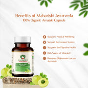 Maharishi Ayurveda Organic Amalaki Tablet 700 MG 60 Capsules