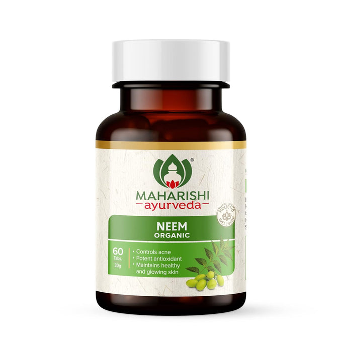 Maharishi Ayurveda Organic Neem Tablets 500 MG 60 Tablets