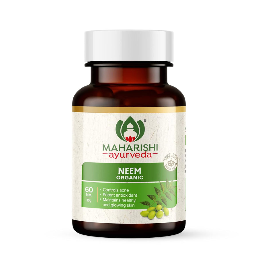 Maharishi Ayurveda Organic Neem Tablets 500 MG 60 Tablets