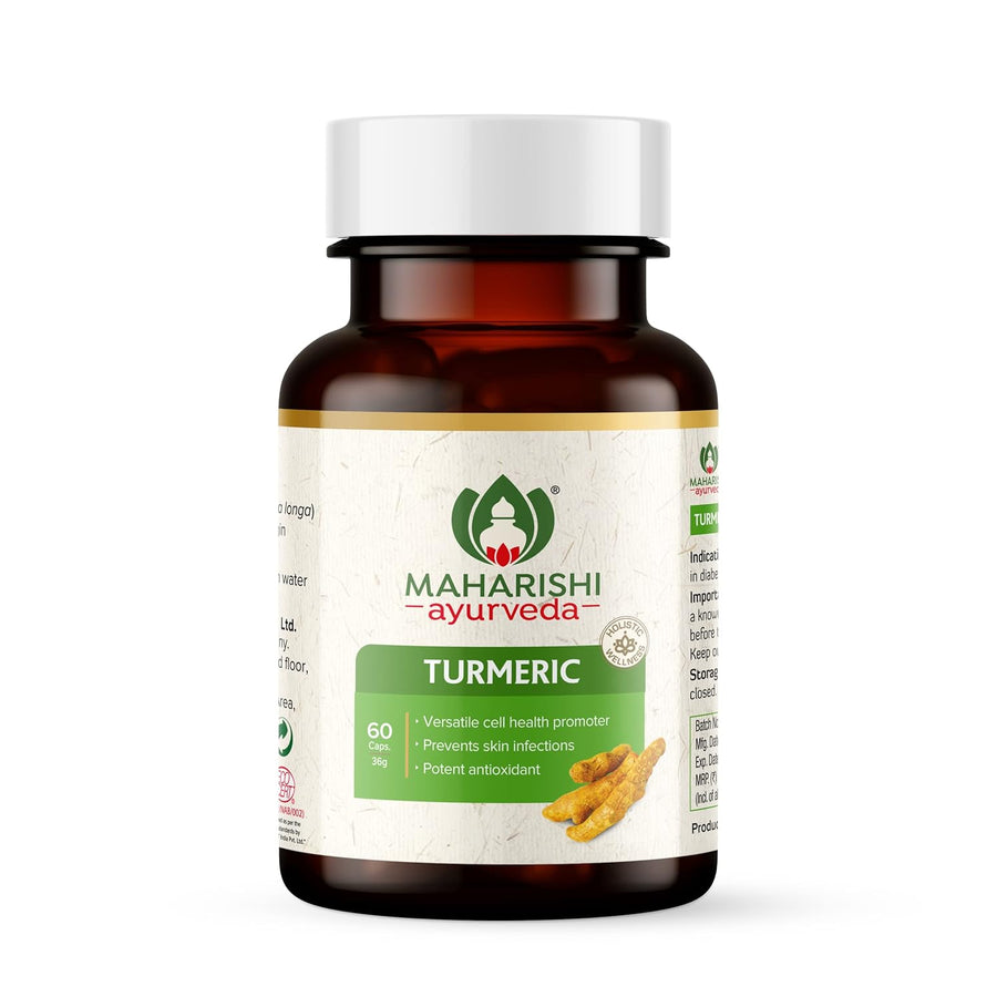 Maharishi Ayurveda Organic Turmeric Capsules 500 MG 60 Tablets