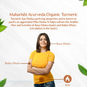 Maharishi Ayurveda Organic Turmeric Capsules 500 MG 60 Tablets