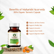 Maharishi Ayurveda Organic Turmeric Capsules 500 MG 60 Tablets