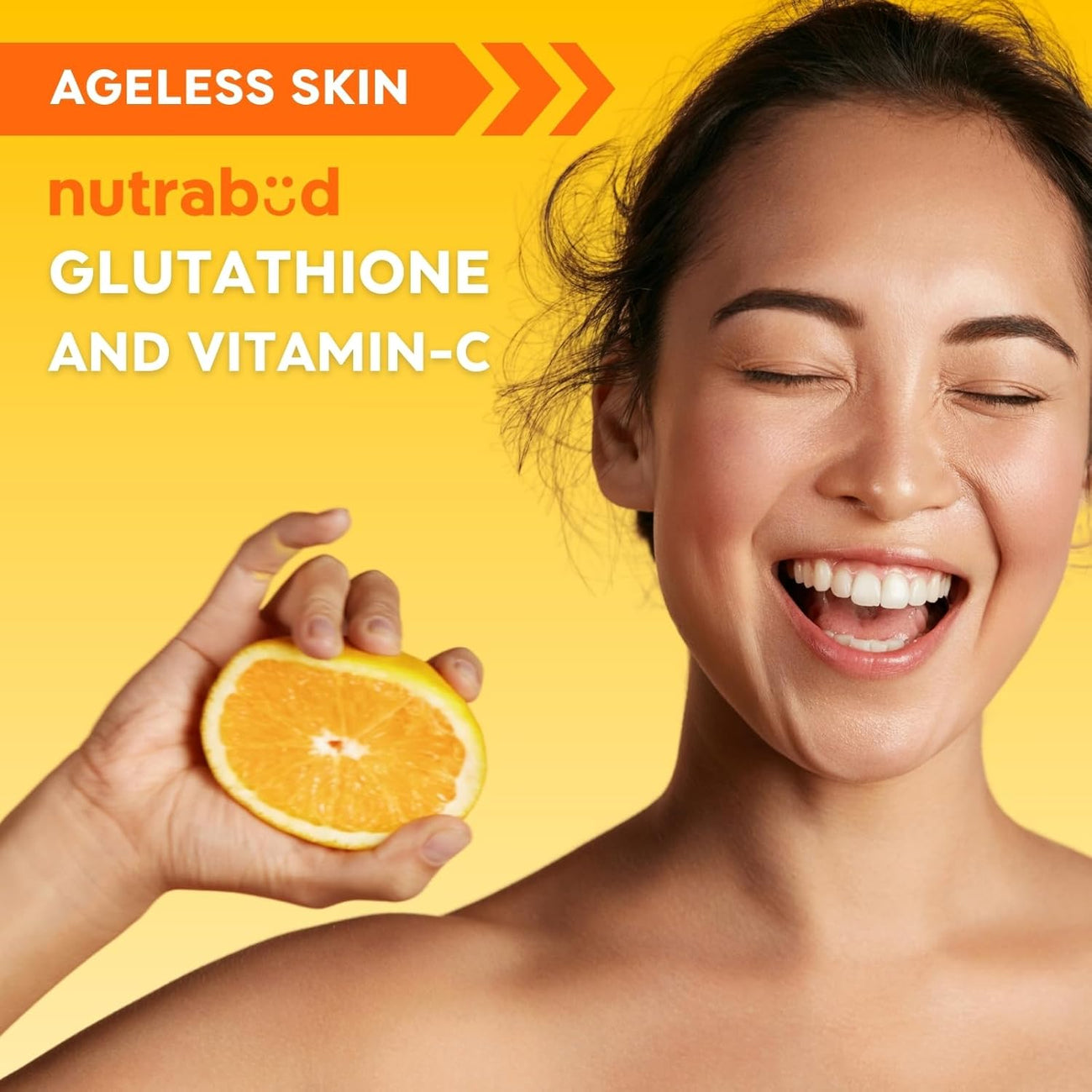 Nutrabud Glutathione Tablets 500mg with Vitamin-C 20 Tablets