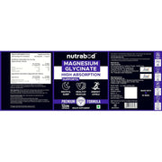 Nutrabud Magnesium Glycinate Supplement 120 Capsules