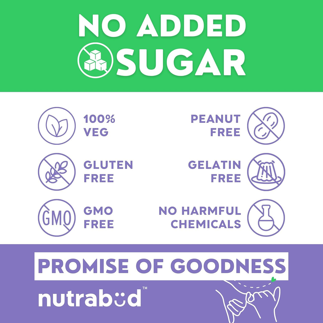 Nutrabud Melatonin Sleep Gummies 3mg For Men, Women 60 Gummies
