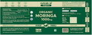 Nutrabud Organic Moringa 1000mg-180 Tablets