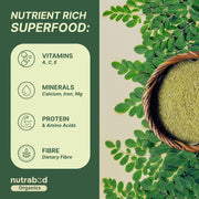 Nutrabud Organic Moringa 1000mg-180 Tablets