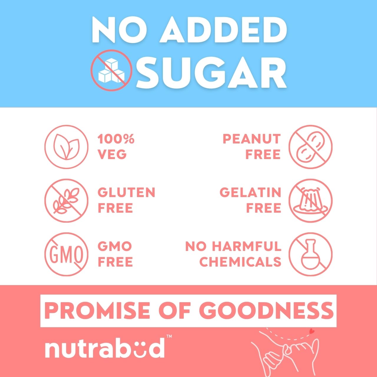 Nutrabud Multivitamin Gummies for Kids, Men, Women, Adults 60 Gummies