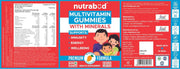 Nutrabud Multivitamin Gummies for Kids, Men, Women, Adults 60 Gummies