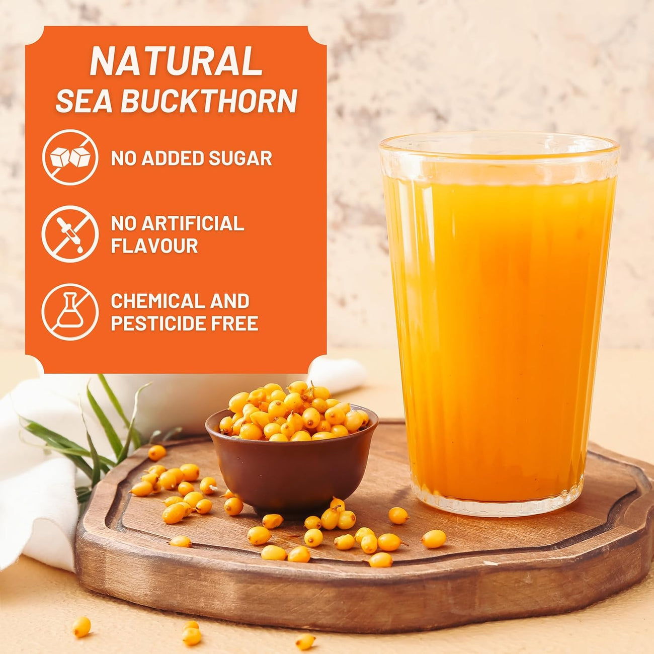 Nutrabud Organics Himalayan Sea Buckthorn Berry Juice 500 ml