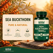 Nutrabud Organics Sea Buckthorn Berry Powder Capsules 1000mg - 60 Capsules