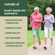 Nutrabud Plant Based Vitamin B12 Supplement - 120 Capsules