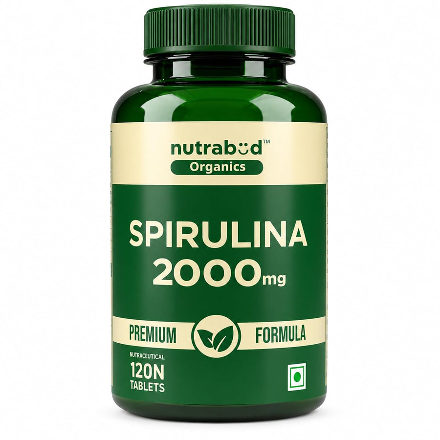 Nutrabud Spirulina 2000mg - 120 Tablets