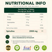 Nutrabud Spirulina 2000mg - 120 Tablets