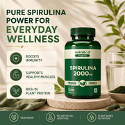 Nutrabud Spirulina 2000mg - 120 Tablets
