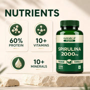 Nutrabud Spirulina 2000mg - 120 Tablets