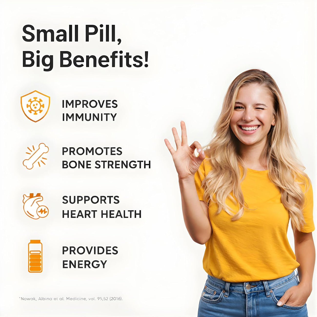 Nutrabud Vitamin D3 K2 MK7 - 120 Tablets