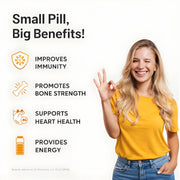 Nutrabud Vitamin D3 K2 MK7 - 120 Tablets