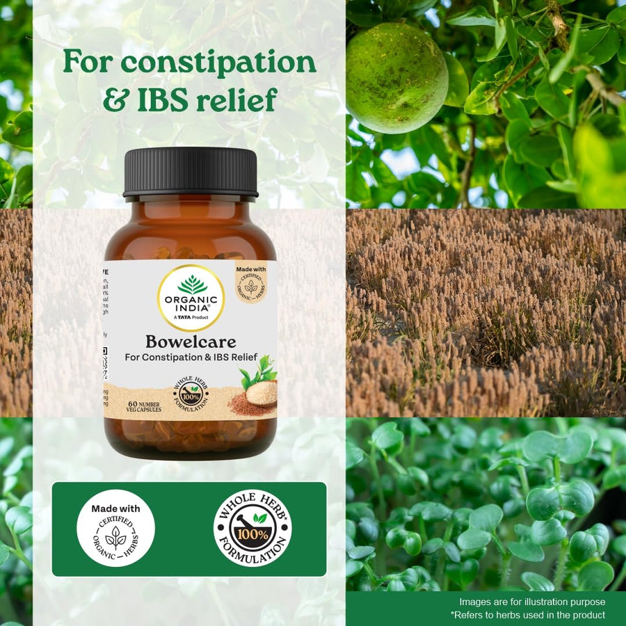 Organic India Bowelcare 60cap