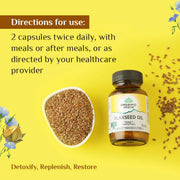 Organic India Flaxseed Oil 60cap