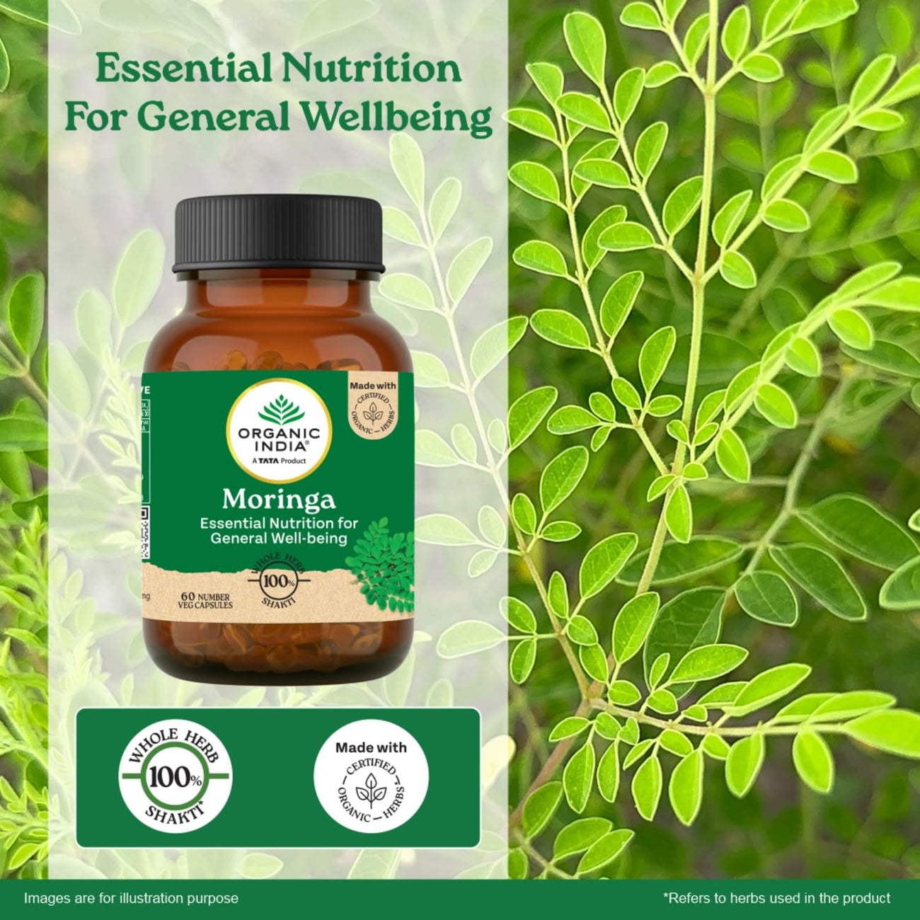 Organic India Moringa 60cap