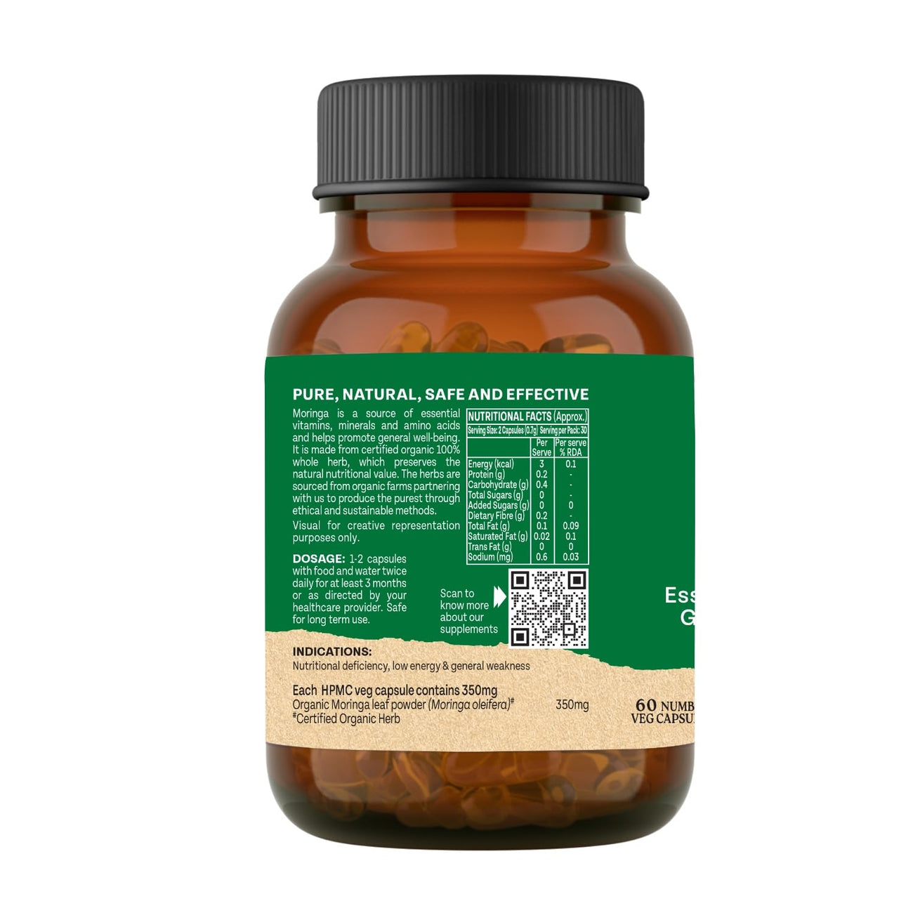 Organic India Moringa 60cap