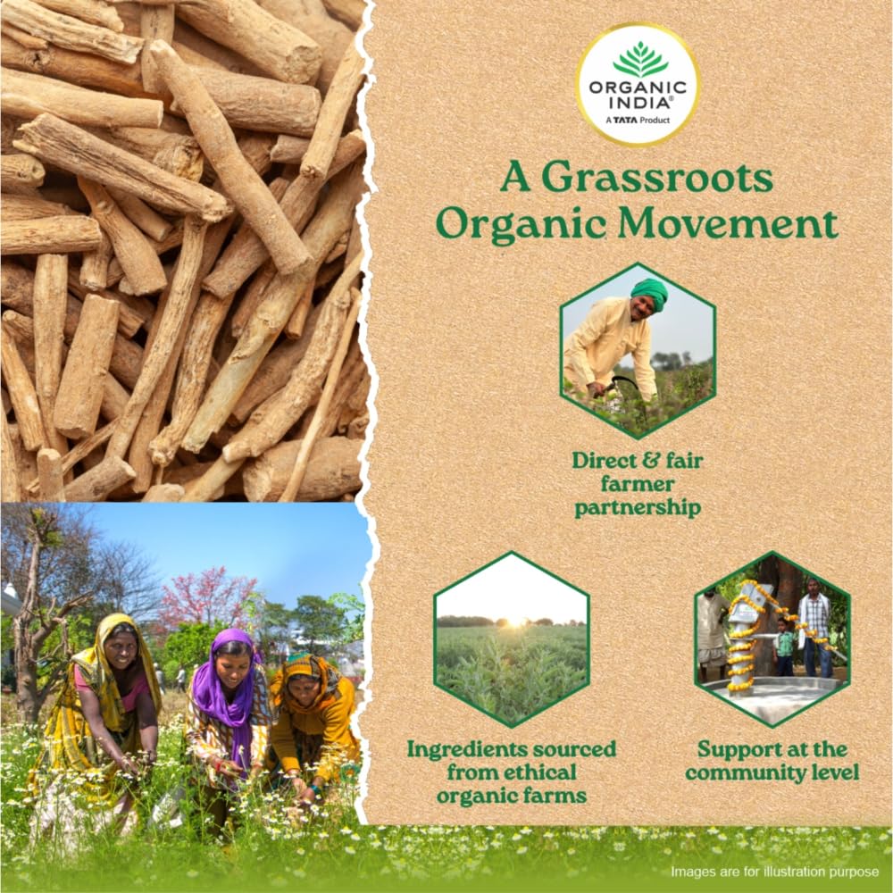Organic India Pure Ashwagandha Root 60cap