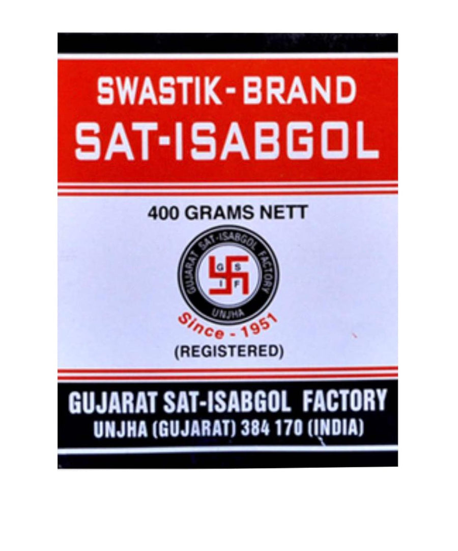 Swastik Brand Sat-Isabgol, Psyllium Seed Husk Powder 400Gm