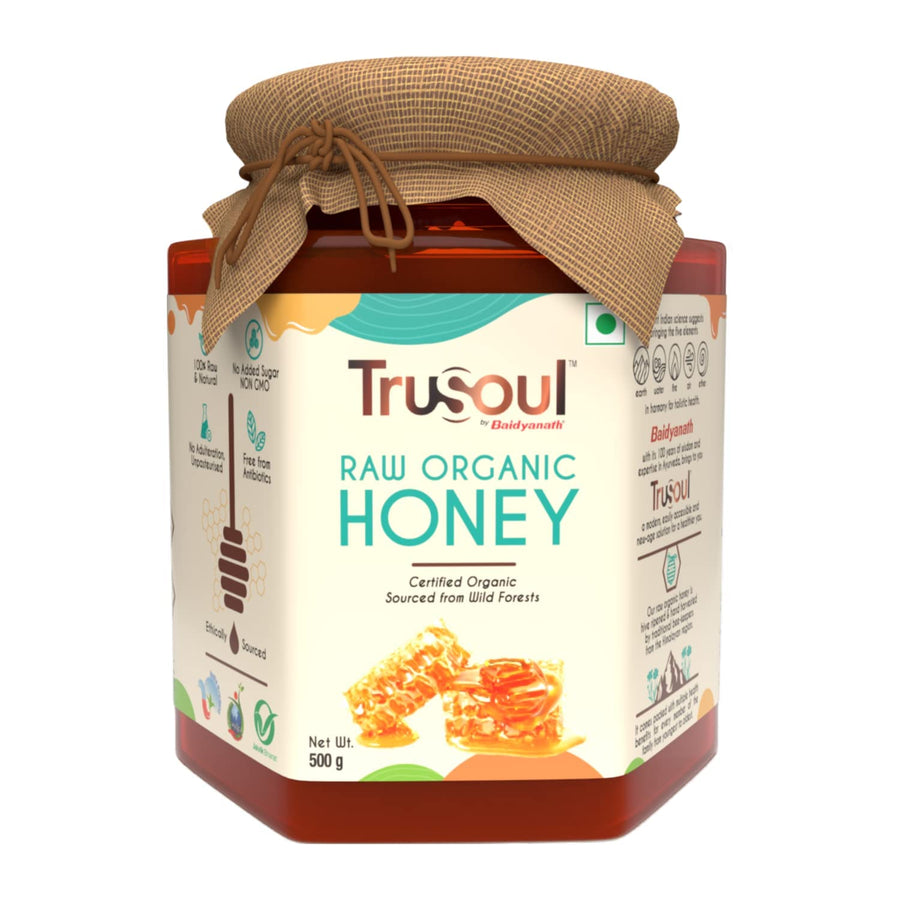 TruSoul Raw Organic Honey - 500gm