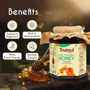 TruSoul Raw Organic Honey - 500gm