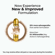 Zandu Ashwagandha Gold Plus I Reduces Stress & Cortisol, Improves Sleep and Muscle Recovery