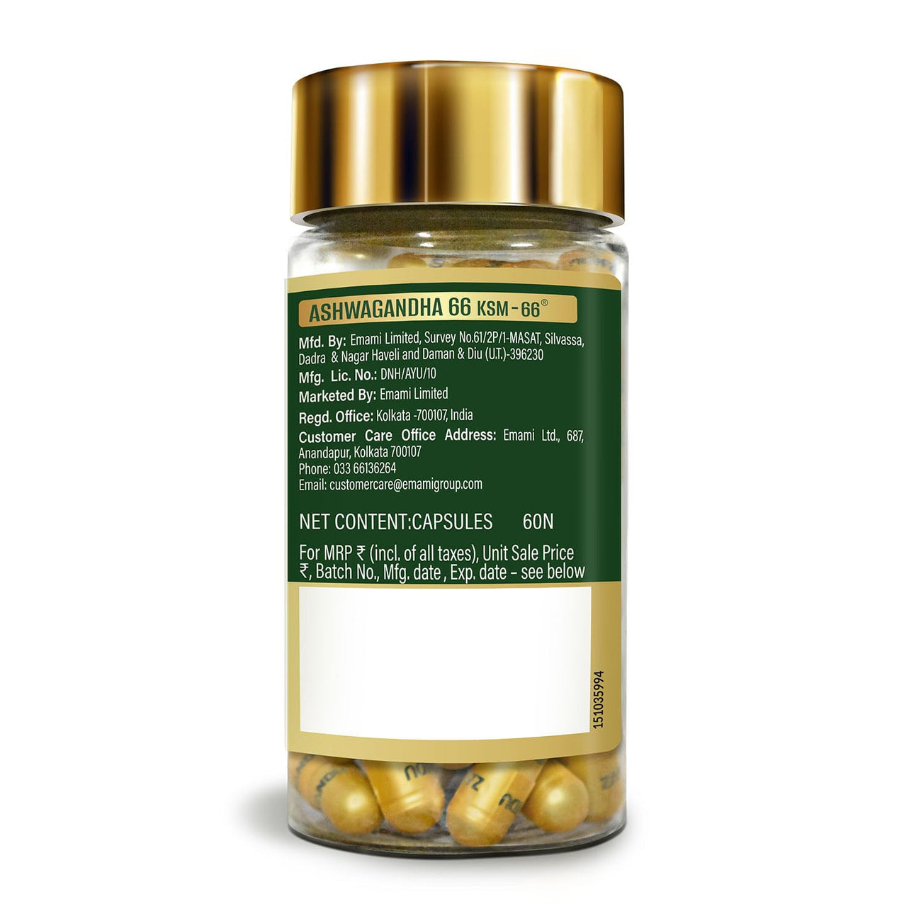 Zandu Ashwagandha KSM-66 (600 mg high dose formula) Tablets