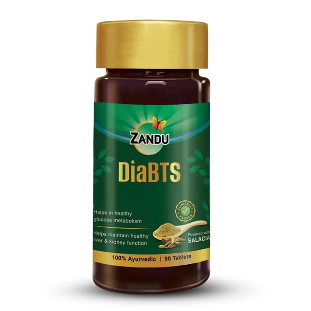 Zandu Dia-BTS Tablets - Clinically Proven to Help Manage healthy glucose levels within 3 months