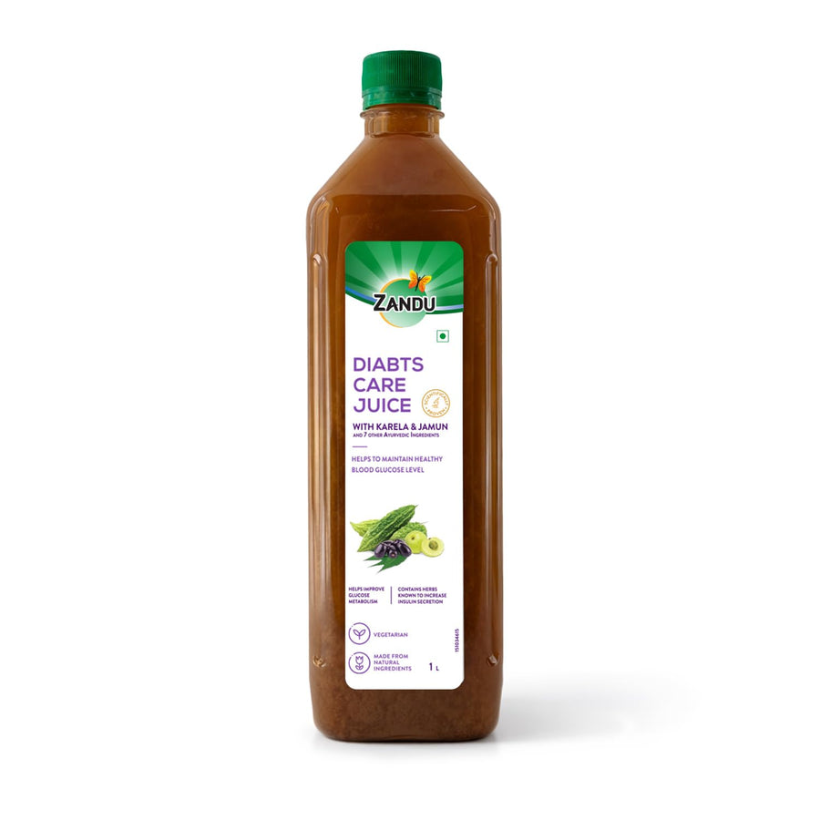 Zandu DiaBTS Care Juice with Karela & Jamun, 1000 ml  Blend of 9 Ayurvedic ingredients