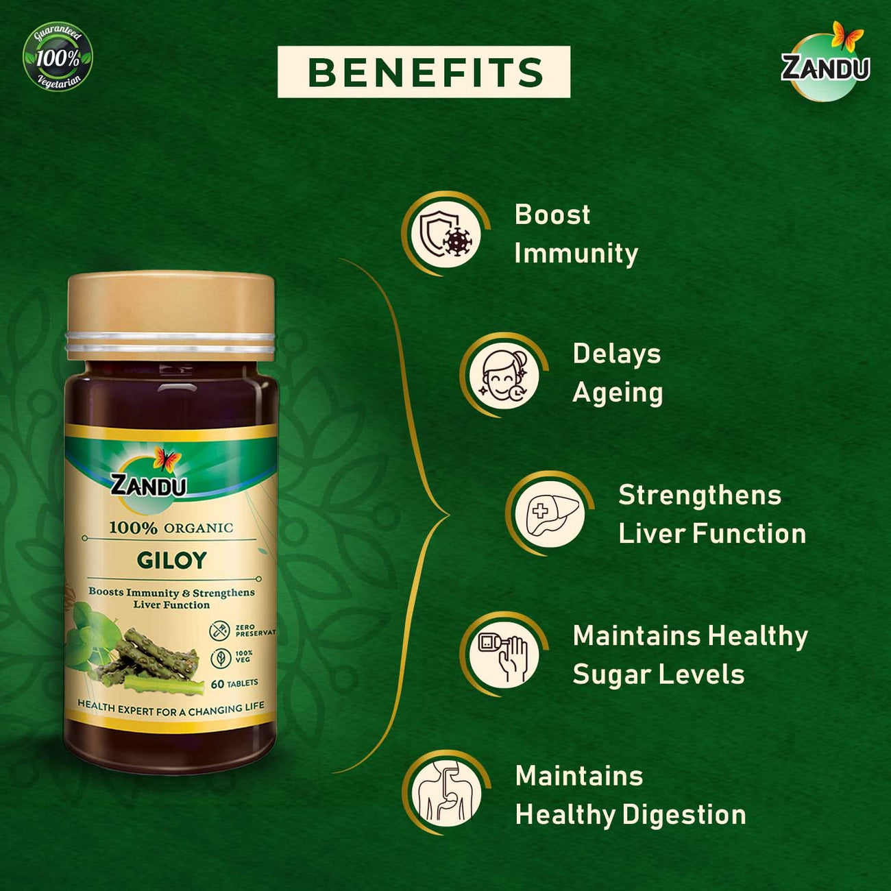 Zandu Giloy Tablets