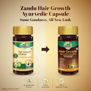 Zandu Hair Growth Ayurvedic Capsule- 60 Caps