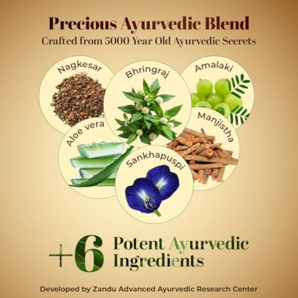 Zandu Hair Growth Ayurvedic Capsule- 60 Caps